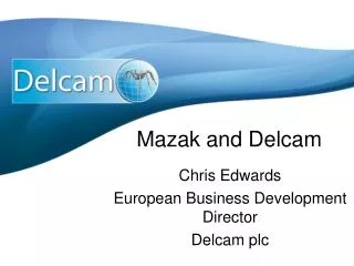 Mazak and Delcam