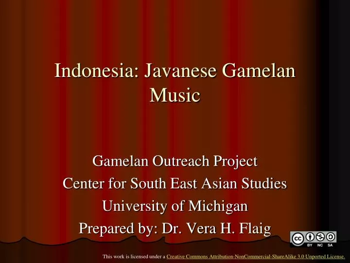indonesia javanese gamelan music