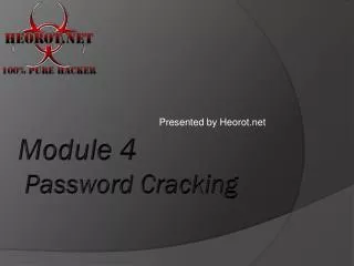 Module 4 Password Cracking