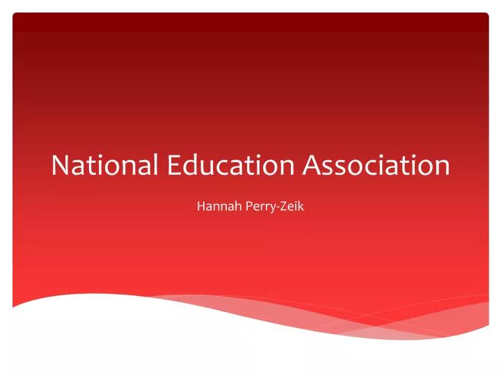 national education association