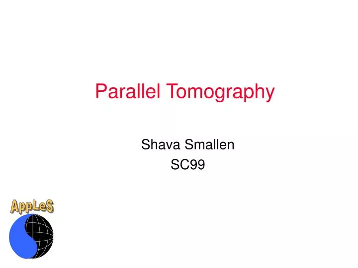 parallel tomography