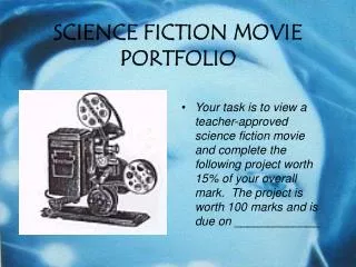 SCIENCE FICTION MOVIE PORTFOLIO