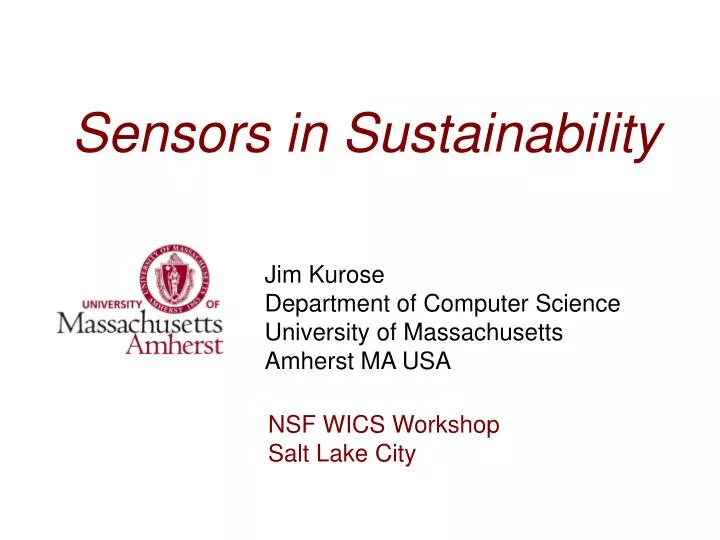 sensors in sustainability