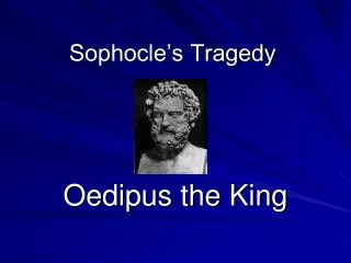 Sophocle’s Tragedy