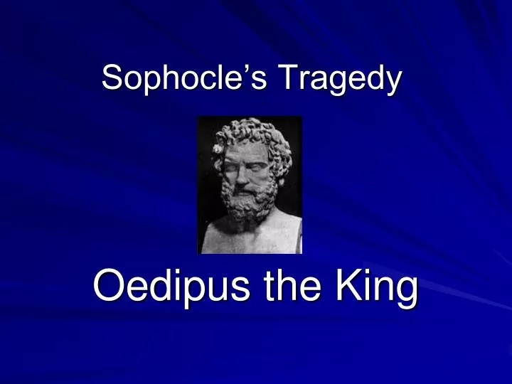 sophocle s tragedy