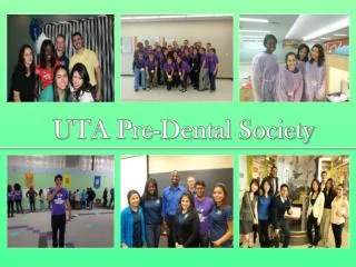 UTA Pre-Dental Society