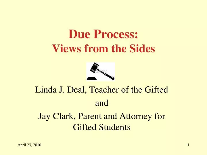 due process views from the sides