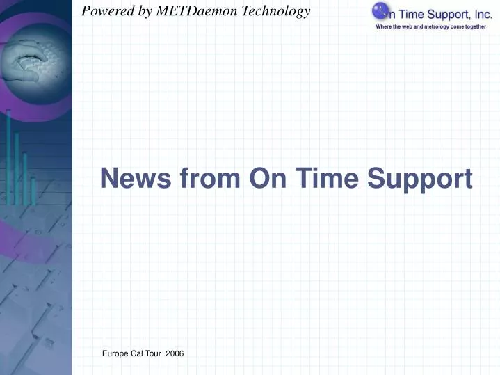 news from on time support