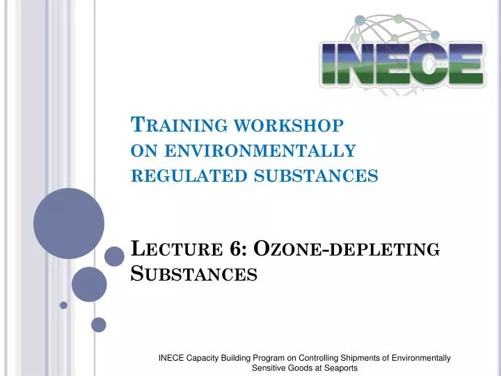 lecture 6 ozone depleting substances