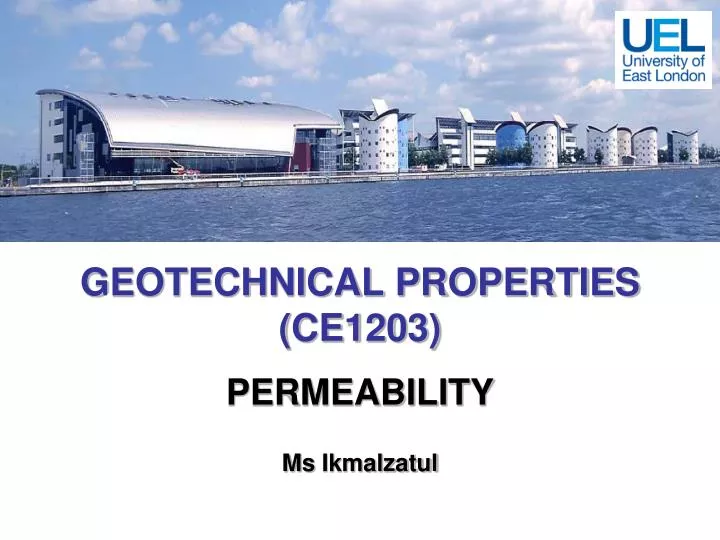 geotechnical properties ce1203