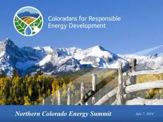 Northern Colorado Energy Summit
