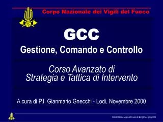 GCC Gestione, Comando e Controllo