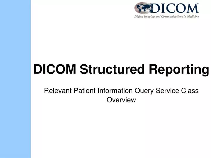 dicom structured reporting