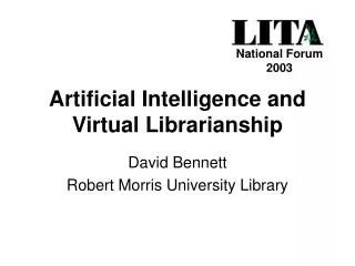 Artificial Intelligence and Virtual Librarianship