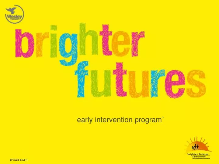 early intervention program