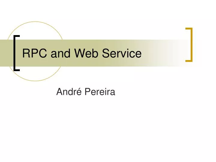 rpc and web service