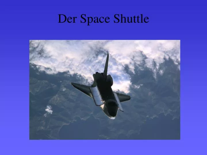 der space shuttle