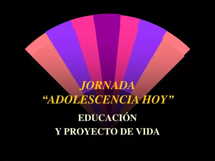 jornada adolescencia hoy