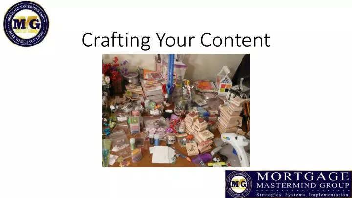 crafting your content