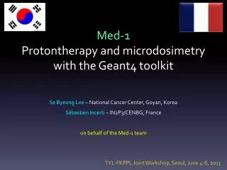 Med- 1 Protontherapy and microdosimetry with the Geant4 toolkit