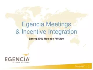 Egencia Meetings &amp; Incentive Integration