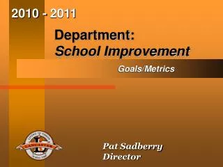 Department: School Improvement