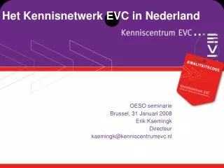 Het Kennisnetwerk EVC in Nederland