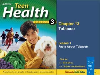 Chapter 13 Tobacco