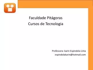 Faculdade Pitágoras Cursos de Tecnologia