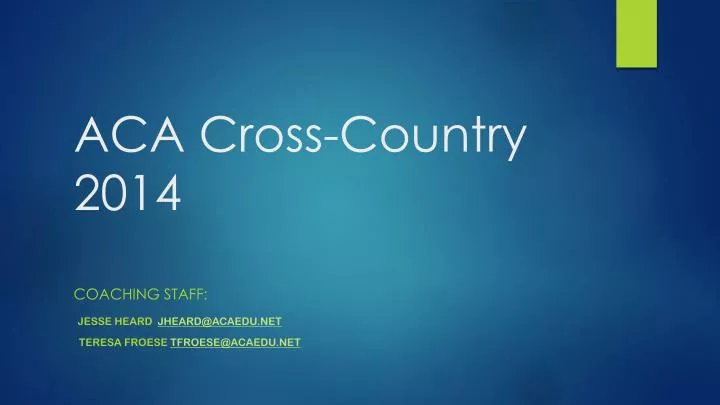 aca cross country 2014