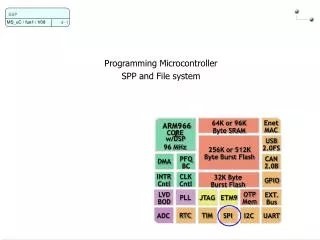 Programming Microcontroller SPP and File system