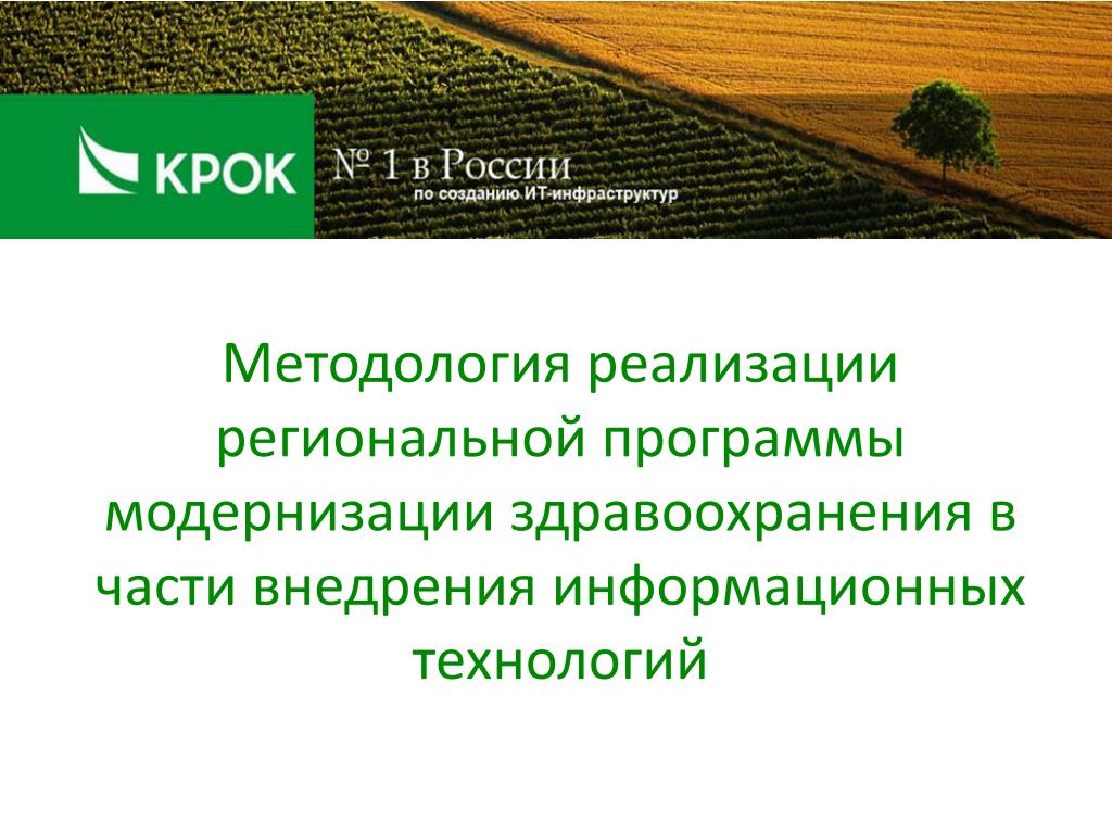 РЕГИОНАЛЬНЫЙ СЕГМЕНТ: ЧТО ДОЛЖНО БЫТЬ РЕАЛИЗОВАНО К 2013 ГОДУ - slide 1