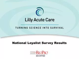 National Loyalist Survey Results