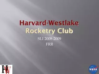 Harvard-Westlake Rocketry Club