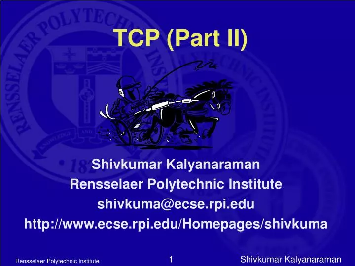 tcp part ii