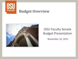 Budget Overview