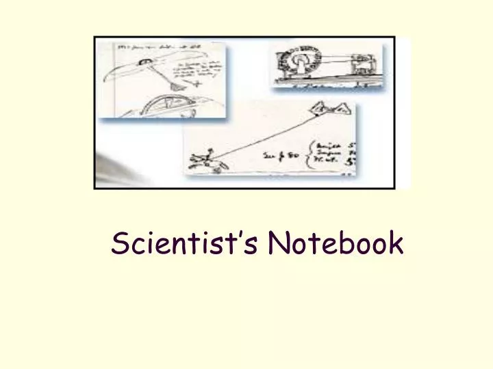 scientist s notebook