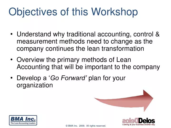 objectives of this workshop