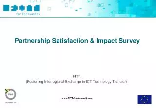 FITT (Fosterring Interregional Exchange in ICT Technology Transfer)