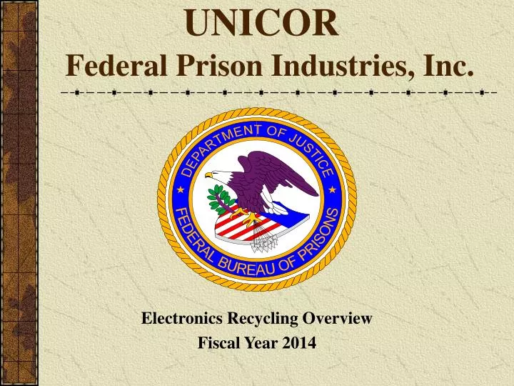 unicor federal prison industries inc