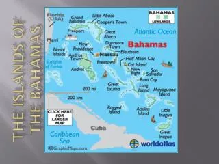 The islands of the bahamas