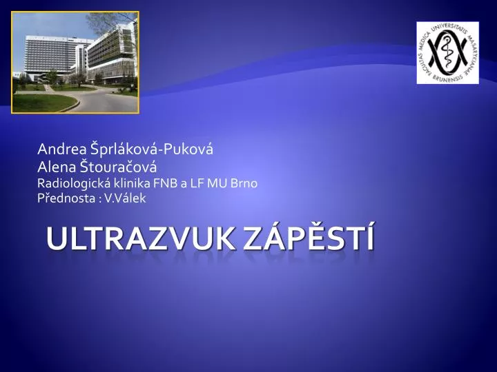 andrea prl kov pukov alena toura ov radiologick klinika fnb a lf mu brno p ednosta v v lek