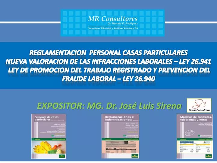 expositor mg dr jos luis sirena