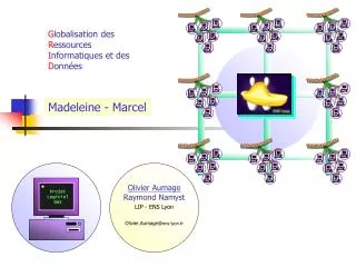 G lobalisation des R essources I nformatiques et des D onnées Madeleine - Marcel