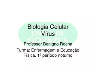 Biologia Celular Vírus