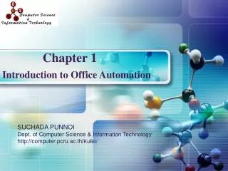 Introduction to Office Automation