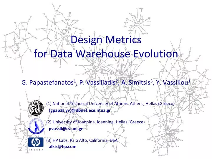 design metrics for data warehouse evolution