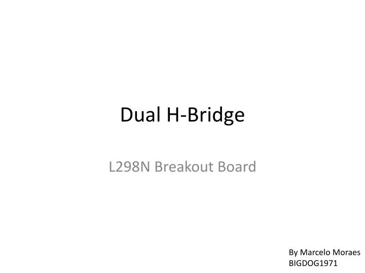 dual h bridge
