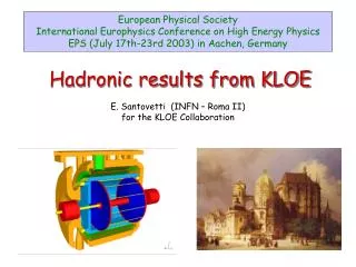Hadronic results from KLOE