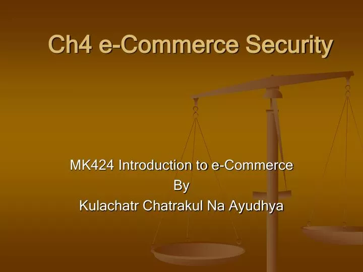 ch4 e commerce security